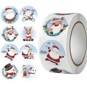 500 piece Christmas sticker labels